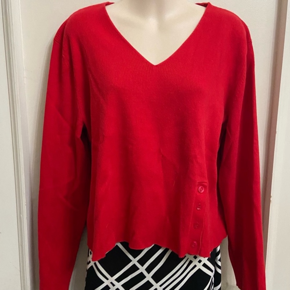 Cato Red Pullover Sweater (XL)